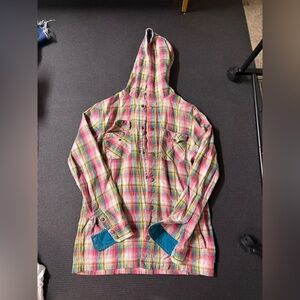 Empyre Multicolor Plaid Lightweight Shirt Jacket